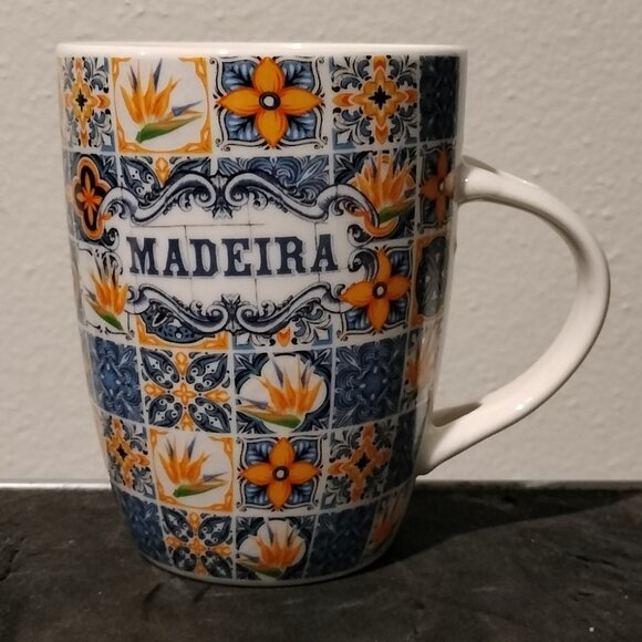 "MADEIRA" Floral Mug - Picture 1 of 4